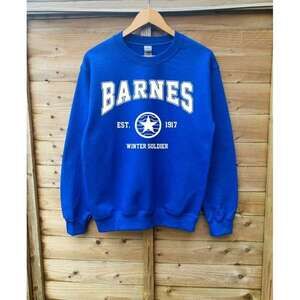 Barnes Est 1917 Classic Retro Typography Cozy Casual Unisex Sweatshirt